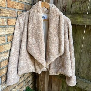 BB Dakota Faux Fur Cream Jacket